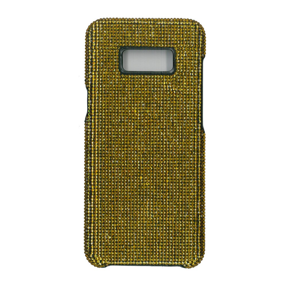 Husa spate cu cristale Bling World LCC 104 pentru Samsung Galaxy S8, auriu