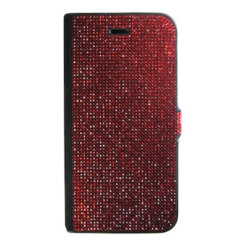 Husa flip cu cristale Bling World CWC 108 pentru iPhone 7 plus/8 Plus, rosu Husa flip cu cristale Bling World CWC 108 pentru iPhone 7 plus/8 Plus, rosu
