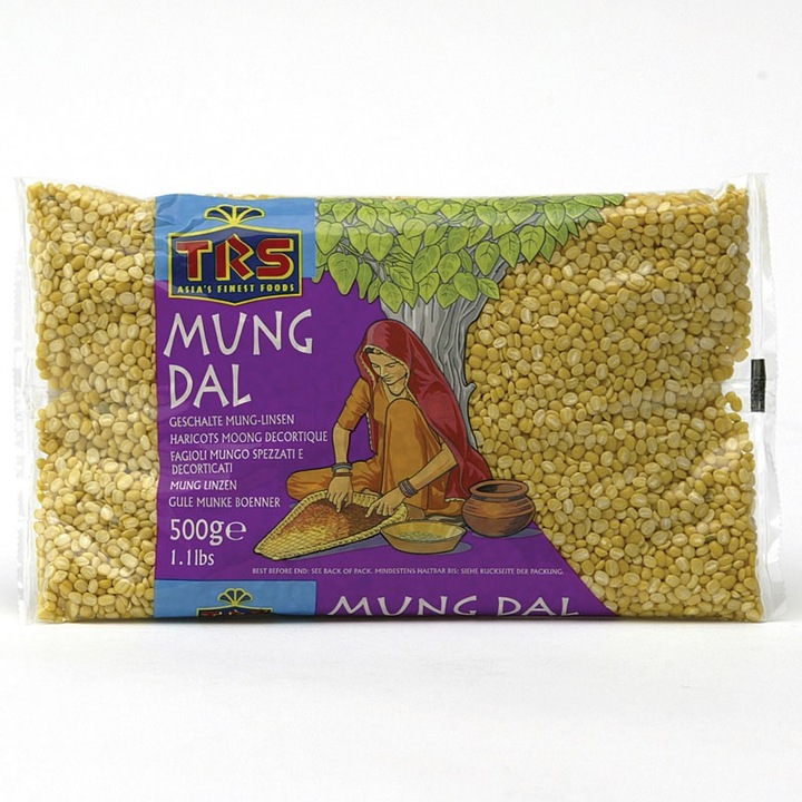 Mung Dal - Fasole Mung decorticata 500 g - TRS