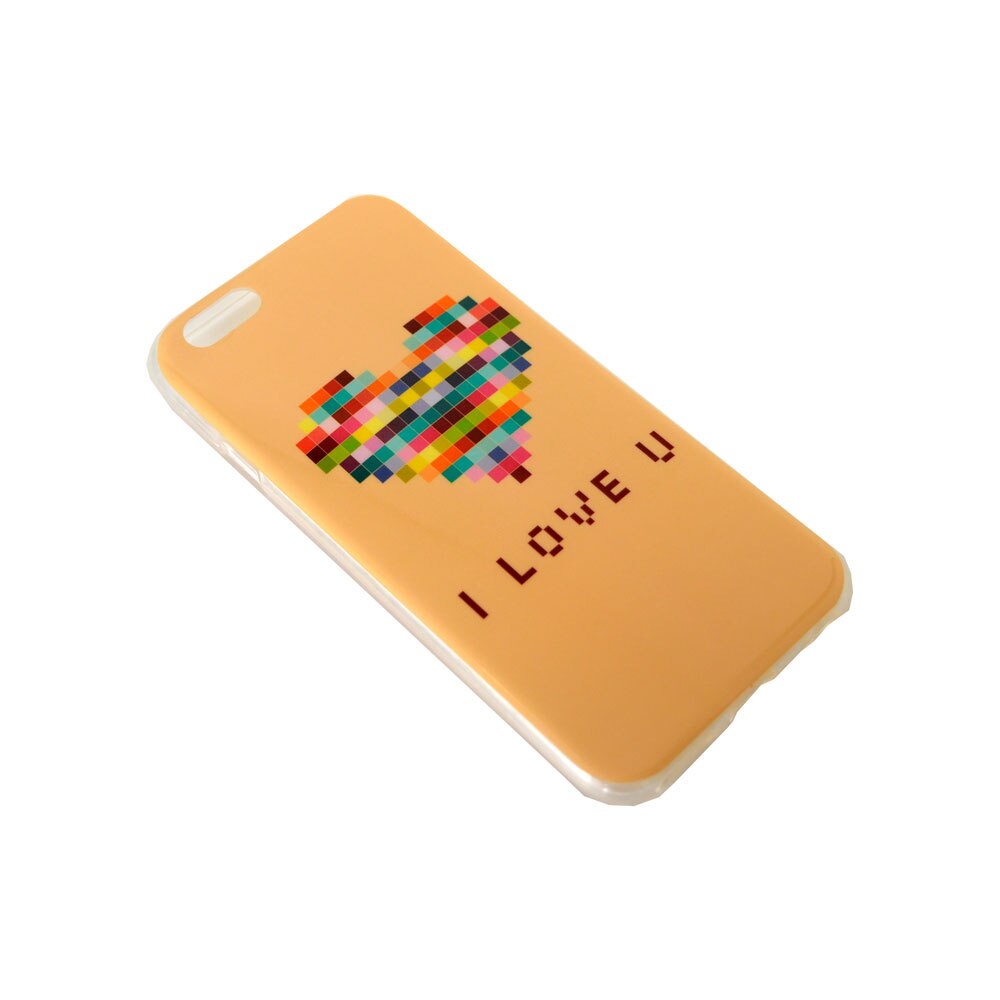 Carcasa Husa de protectie Apple iPhone 6 / 6S Model Pixel hearth , TPU , Viceversa