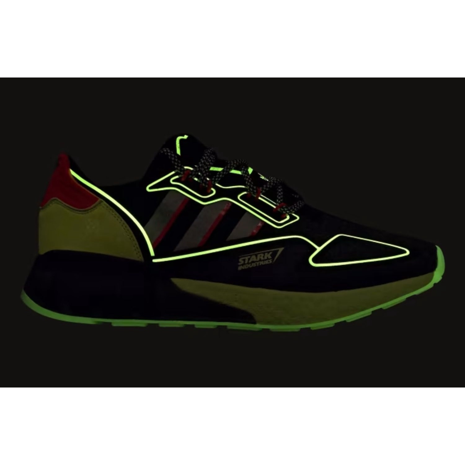 あきら Tenisi barbati, Adidas ZX 2K Boost Marvel, negru, stofa si