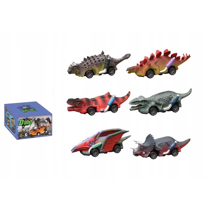 Norimpex dinoszaurusz gyerekautó, többszínű, robusztus