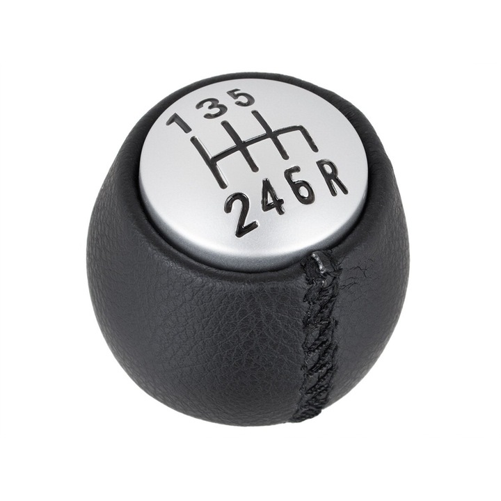 Sebességváltó gomb, MODECAR, Alfa Romeo 147-hez, 6 sebesség + retro, fekete