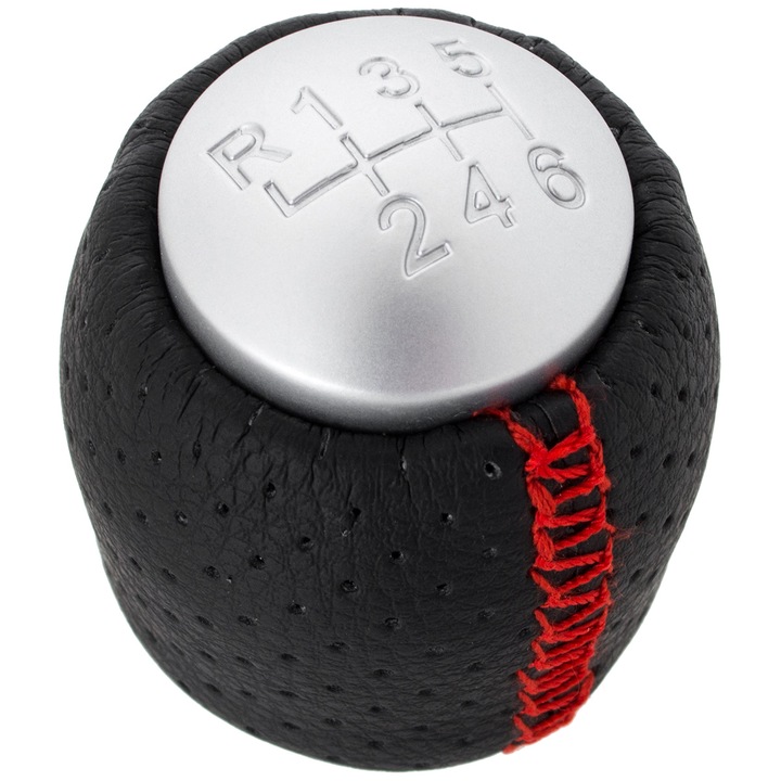 Sebességváltó gomb, MODECAR, fekete 6 sebességes, Alfa Romeo 159, 2005-2011