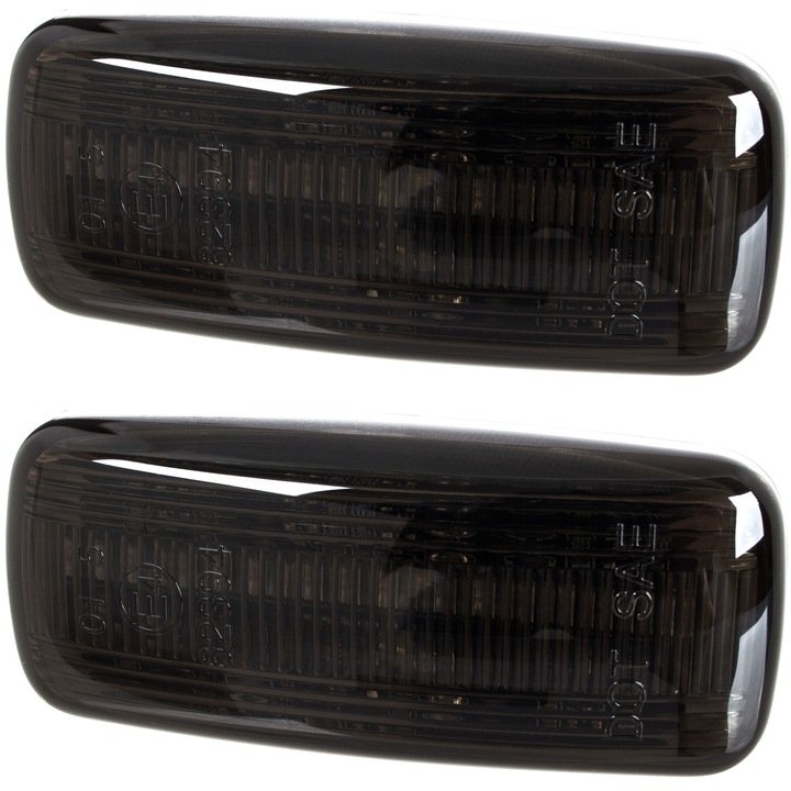 Комплект 2 странични мигача с LED MODECAR, за Audi A8 D2, опушено черни