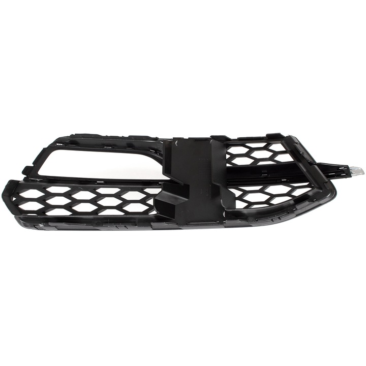 Első lökhárító hűtőrács Audi A3 8V S-LINE 2012-2016, MODECAR, fekete ezüst részletekkel, bal oldal