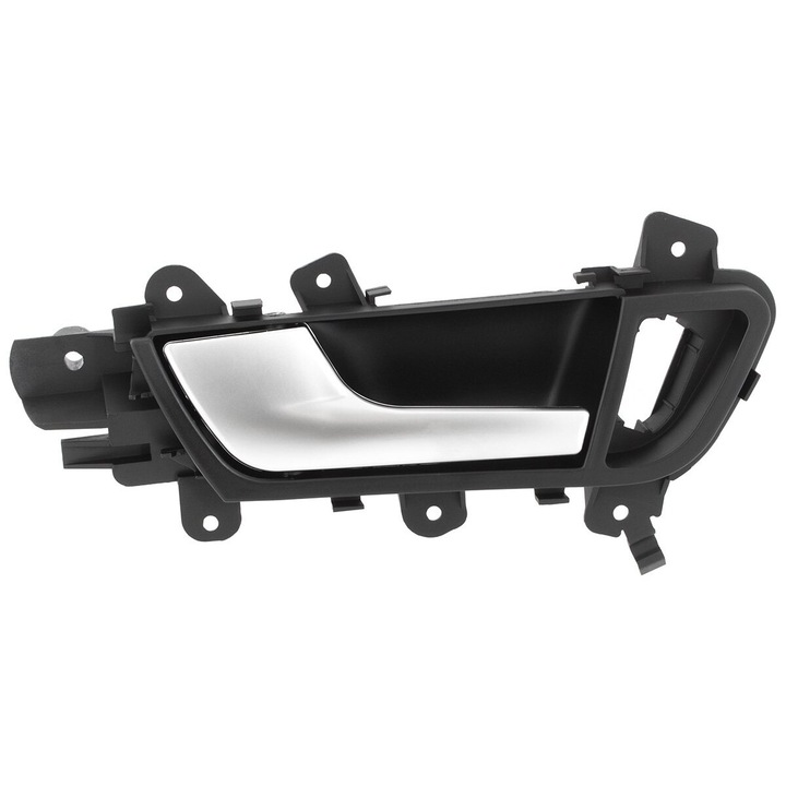 Belső kilincs Audi A4 B8, Audi A5 8T, bal, fekete ezüst kilinccsel, autóalkatrész készlet