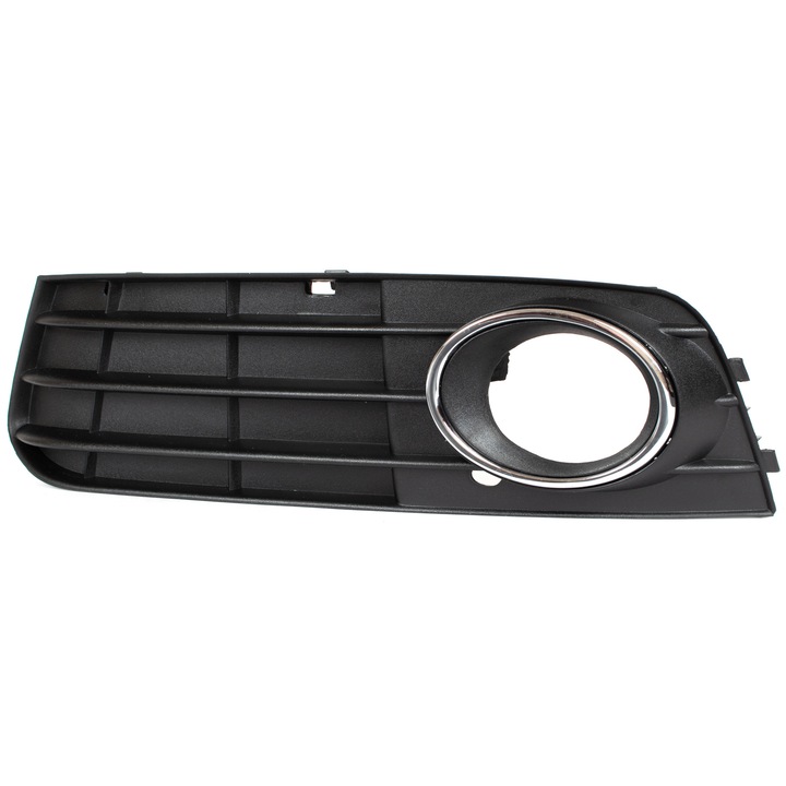 Lökhárító hűtőrács Audi A4 B8, 2007-2011, fekete króm kerettel, bal, új