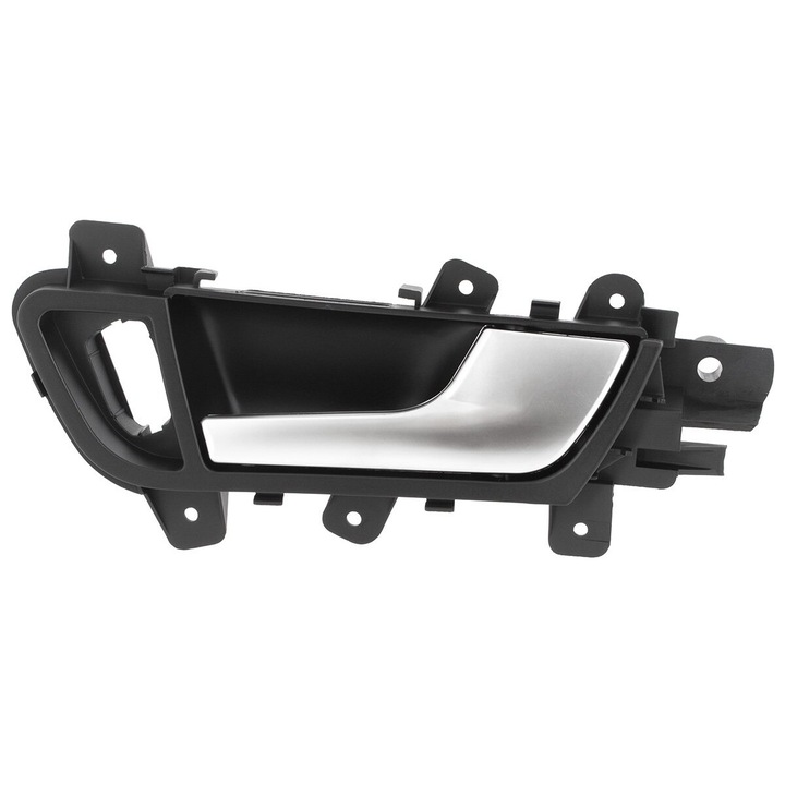 Belső kilincs Audi A4 B8, A5 8T, jobb, fekete ezüst kilinccsel, cseregarnitúra