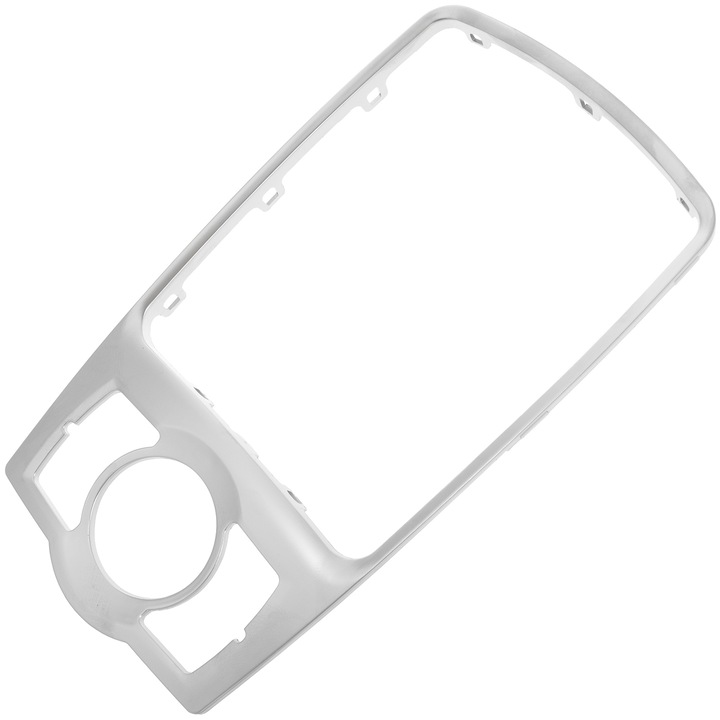 Rama consola centrala MMI Modecar, pentru Audi A6 C6, argintie