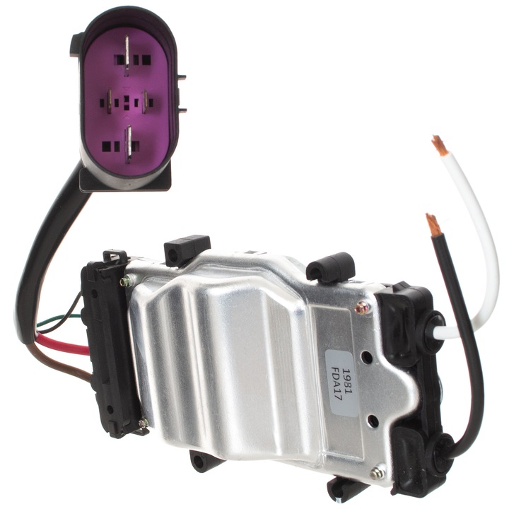 Modecar bal hűtőventilátor modul, Audi A6 C6-hoz, 2004-2011, 4 tűs