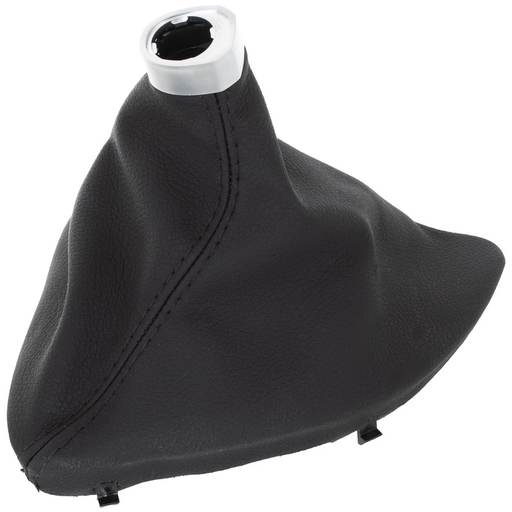 Маншон за скоростен лост с рамка MODECAR, черен/сребрист, за BMW 1/E81E82/E87/E88, 2004-2013