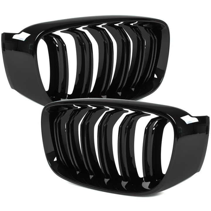 Set 2 grile M MODECAR BMW 3 F34 negru lucios 2013-2020