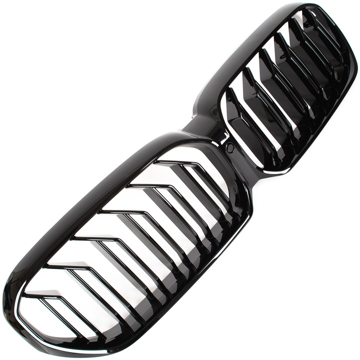 Grila, pentru BMW 5 G30 G31 LCI, negru lucios