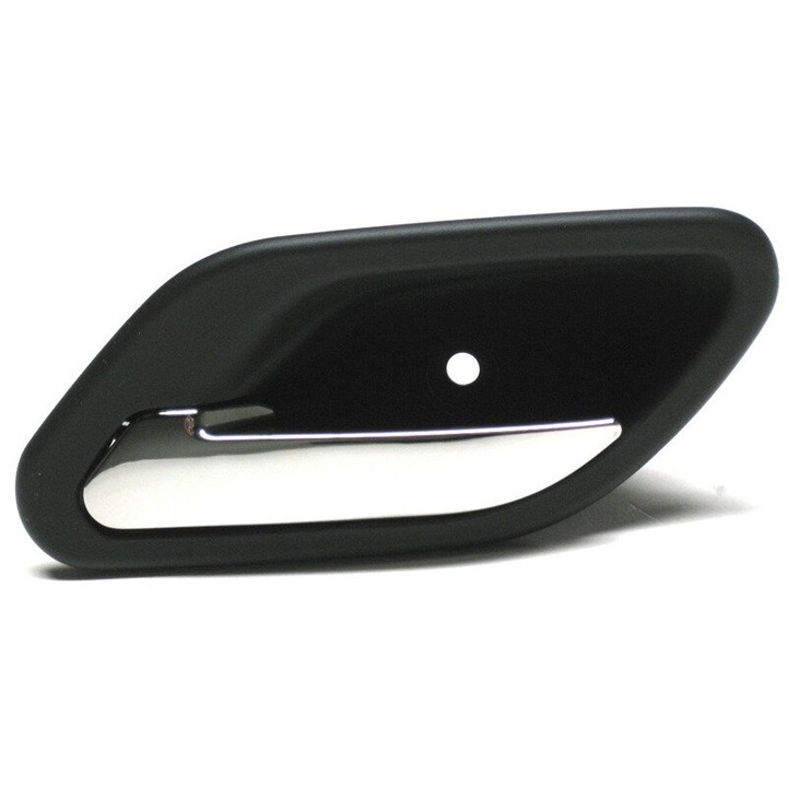 Belső kilincs, BMW E39 5 sorozat, 1996-2003, fekete, króm, bal