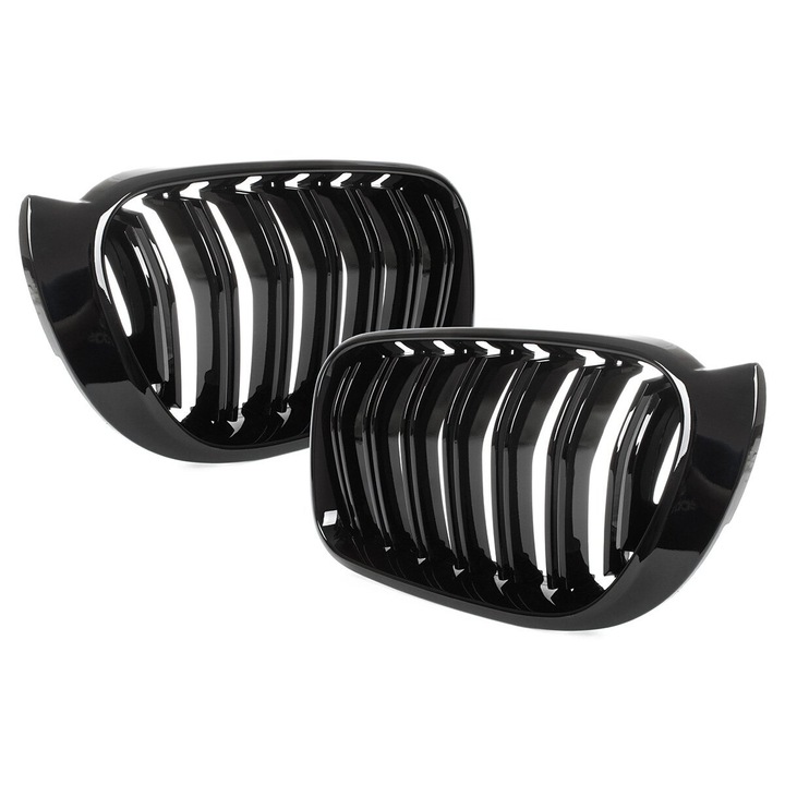 Set 2 grile MODECAR, pentru BMW F25 X3 2014-2017, negru lucios