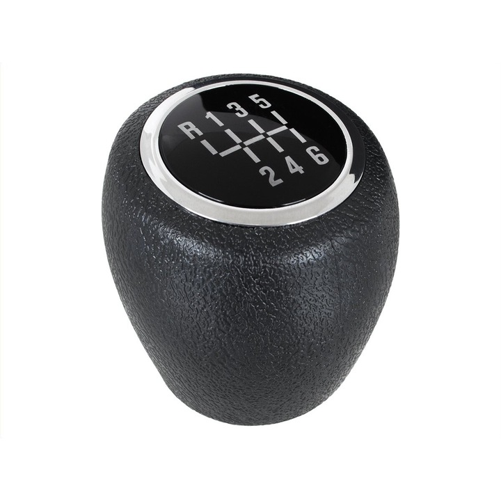 Sebességváltó gomb, MODECAR, Chevrolet Lacettihez, fekete, 6 sebességes
