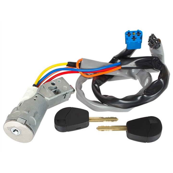 Autó gyújtáskapcsoló, MODECAR, Citroen Berlingo I-vel kompatibilis, 16x10,5x8cm, 2 kulccsal