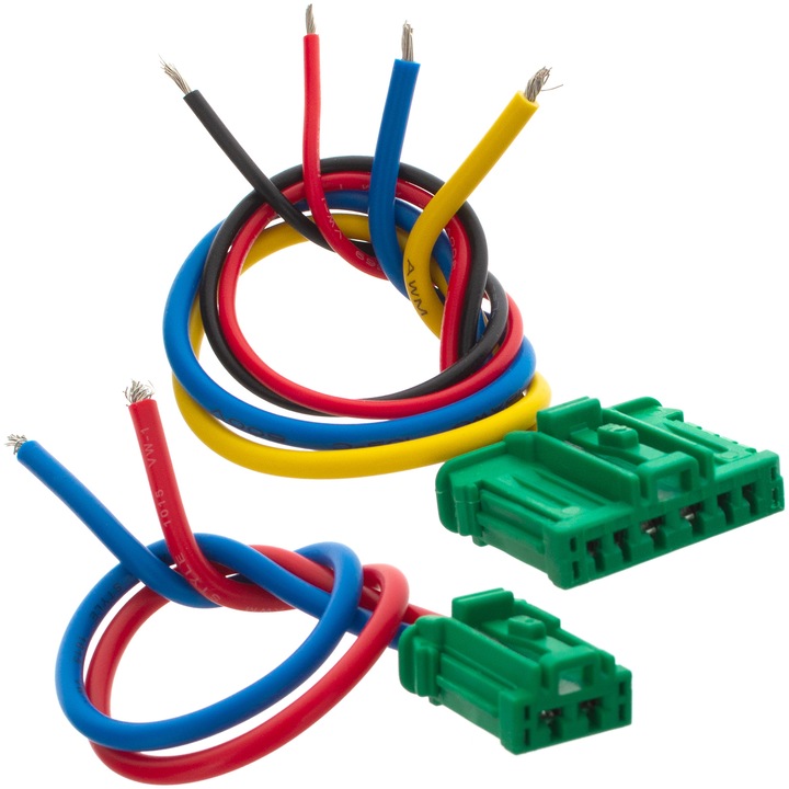 Ellenállás kábelek, MODECAR, 2 PIN + 4 PIN, Kompatibilis a Citroen C2/C3/C5, Peugeot 207/406/607/1007, Renault Clio III/Megane II/Scenic I/II/Twingo II típusokkal