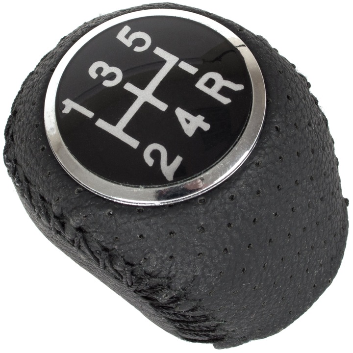 Sebességváltó gomb, MODECAR, fekete krómozott részletekkel, 5 sebesség, Peugeot Boxer I II-hez 1994-2014