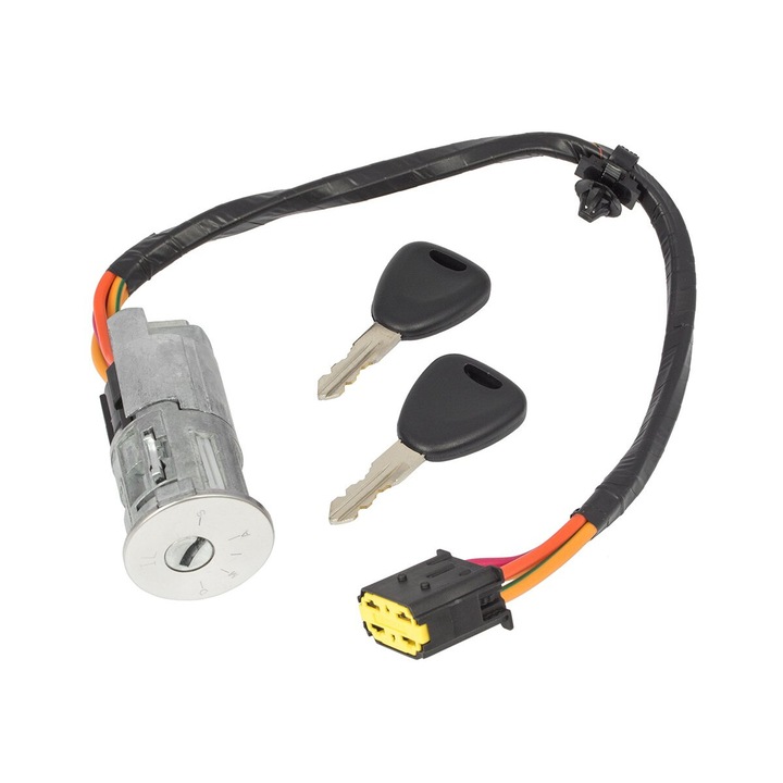 Autó gyújtáskapcsoló Dacia Sandero I, szett kulccsal, 2008-2012, új