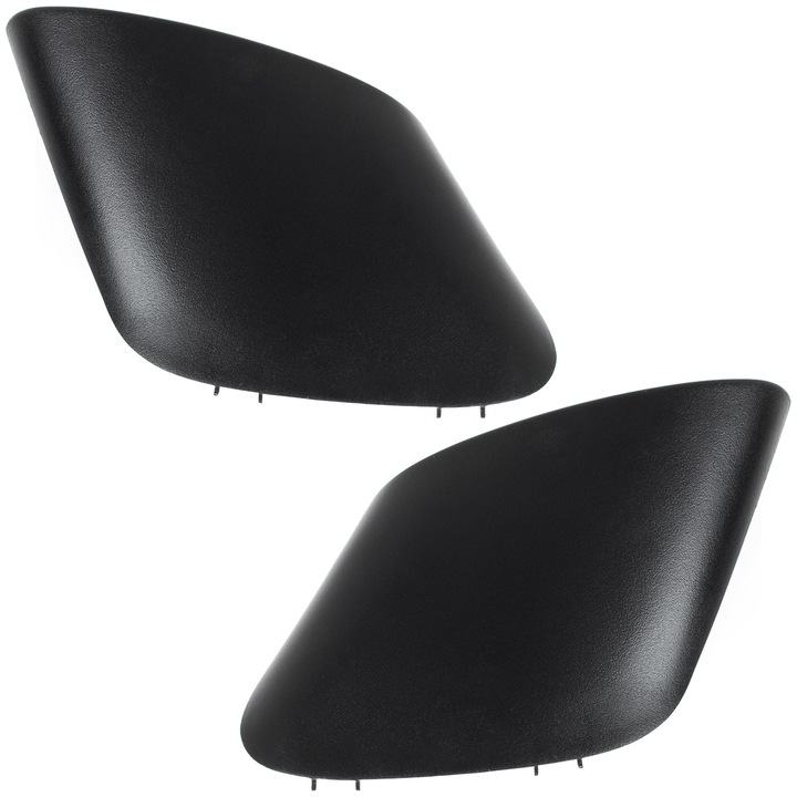 Set 2 Capace oglinzi exterioare pentru Fiat Punto 2012, M MODECAR, negru mat