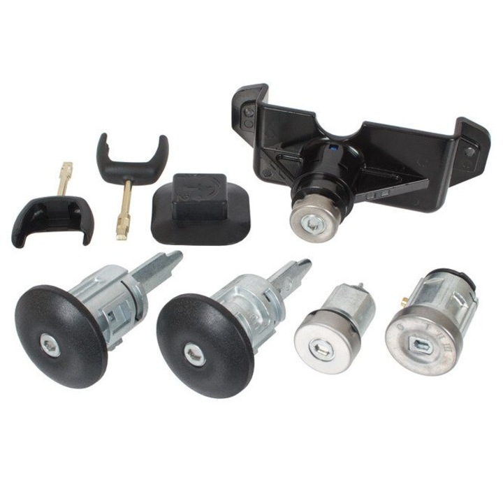 MODECAR, Zárkészlet Ford Transit 2006-hoz, 2 ajtózár, motorzár, tanksapka, gyújtászár