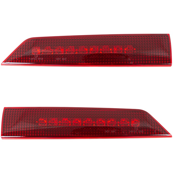 MODECAR, LED STOP lámpa Ford Transit Custom 2012-2023 2 db-os készlet, piros