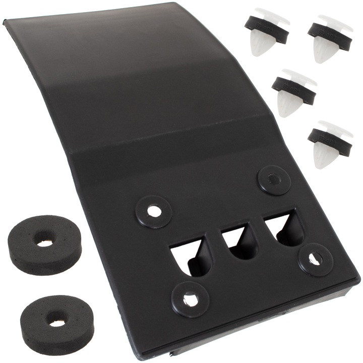 Oldalsó léc Ford Transit Custom / Tourneo Custom 2016, fekete, új, bal oldali, MODECAR