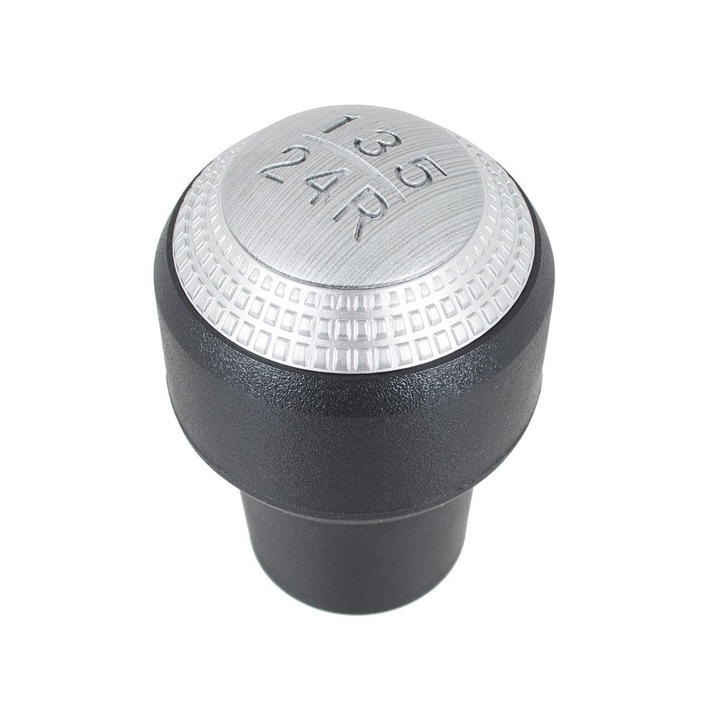 Sebességváltó gomb, Hyundai ix35, 2009-2015, fekete + szürke + ezüst, 5 sebességes, új