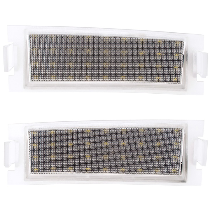 LED rendszámtábla lámpák, MODECAR, 2 db-os készlet, Hyundai i30 kupéhoz, Kia Pro Ceed, 36 SMD LED