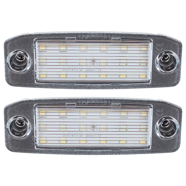 LED светлини за регистрационен номер, MODECAR, 2 броя, тип 3528SMD, съвместими с Hyundai Kona Sonata VI Tucson i40 CW Kia Sportage