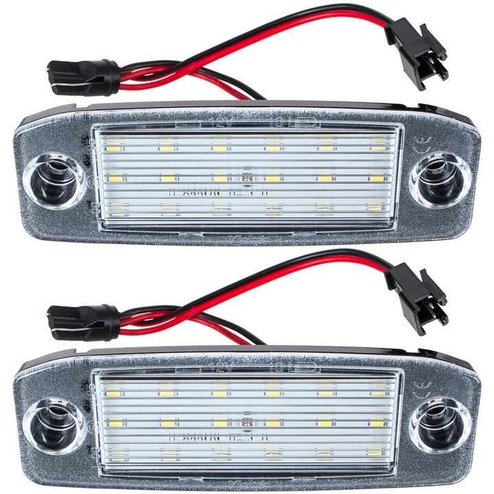 LED lámpák rendszám világításhoz, MODECAR, 2 db, SMD típusú, kompatibilis Hyundai és Kia