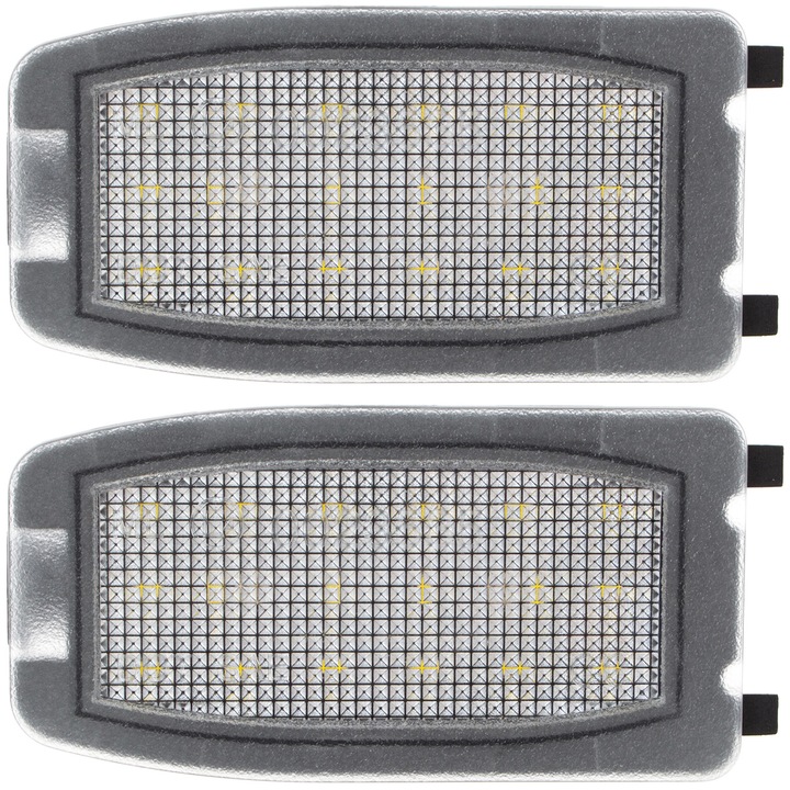 LED лампи за огледало, MODECAR, 2 броя, 18 LED, съвместими с Volvo S60 I, V70 II, XC70 I