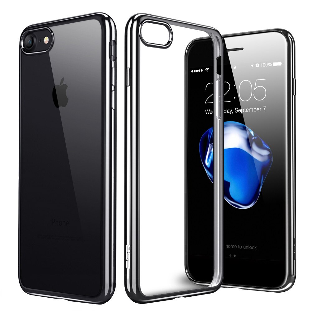 Husa Electroplacata pentru iPhone 7 Gray