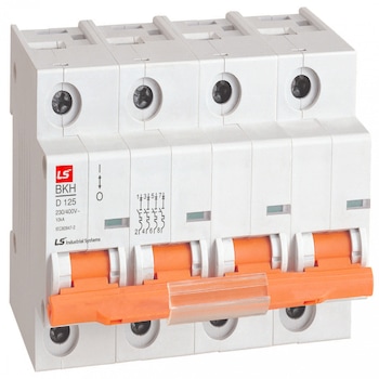 Siguranta automata, 4P, curba C, 63A, capacitate de rupere 10 kA Siguranta automata, 4P, curba C, 63A, capacitate de rupere 10 kA