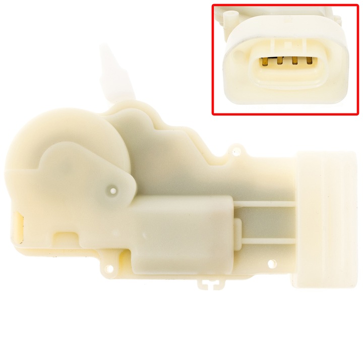 Központi zár, MODECAR, Toyota Priushoz 2001-2003, bal, 4 tűs