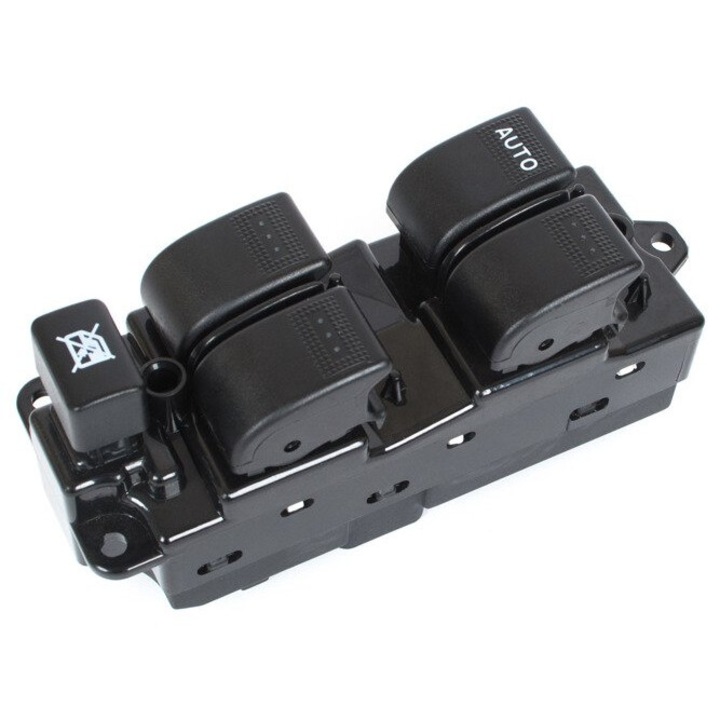 Panou de control geamuri electrice stanga, MODECAR, Mazda 6, 2002-2008, Negru