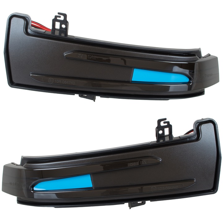 Комплект от 2 мигача, M MODECAR, за Mercedes W204 C-класа, 2008-2011, черни