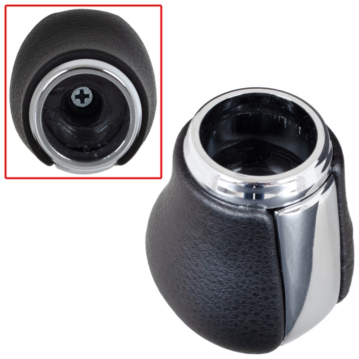 Топка за скоростен лост, MODECAR, черен, 5 скорости, за Nissan Primera P12 2002-