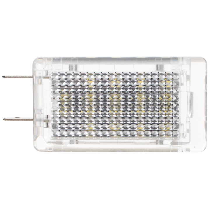 MODECAR LED лампа за вътрешно осветление, тип 3528SMD, 18 диода, 5.5x3cm, за Opel Astra, Agila, Ascona, Calibra, Carlton, Combo, Corsa, Insignia, Kadett, Meriva, Omega, Senator, Tigra, Vectra, Zafira