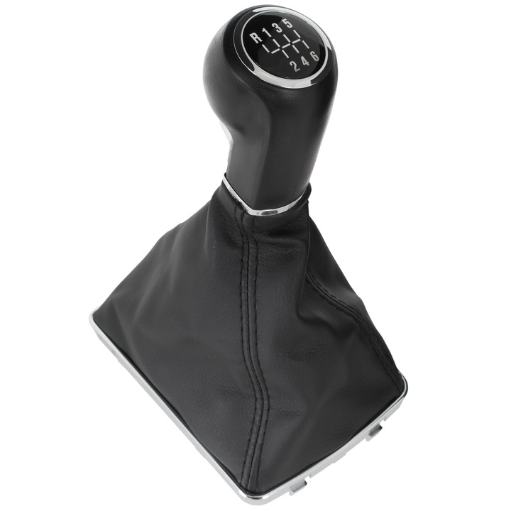 Manere schimbator de viteze, MODECAR, Opel Astra III H, 6+R, negru, 12mm