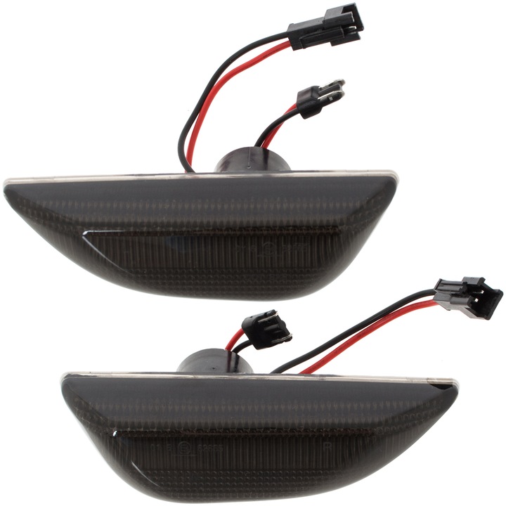 2 db dinamikus LED oldalsó irányjelző készlet, MODECAR, Opel Mokka/Mokka X, 2012-2016, füstfekete, IP67