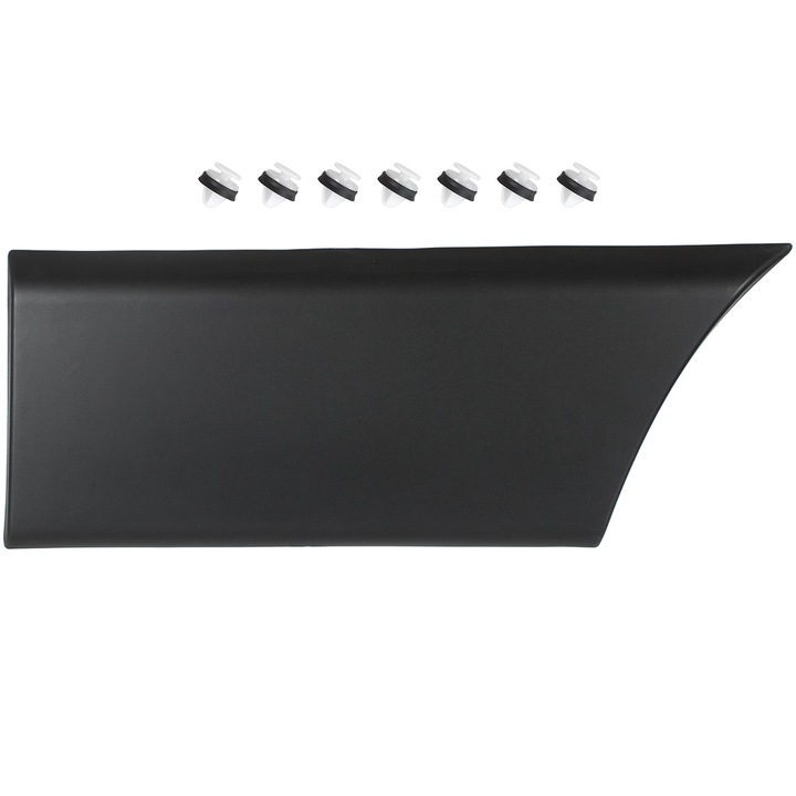 MODECAR bal oldalső ütköző Opel Movano B L2 2010-, fekete, rögzítőkészlettel