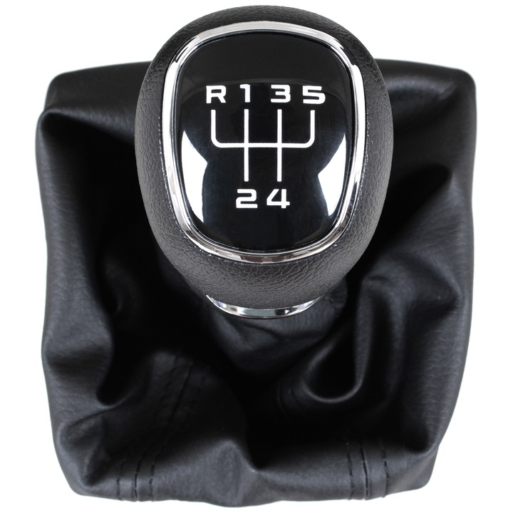 Modecar Sebességváltó gomb kerettel Skoda Octavia III-hoz, 2012, fekete, 12mm