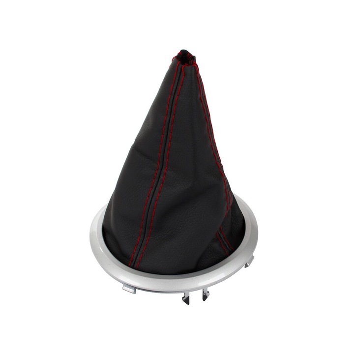 Sebességváltó hüvely, MODECAR, fekete, szürke kerettel, Suzuki SX4 2006-2014, Suzuki Swift III 2005-2010, Fiat Sedici 2004-2014