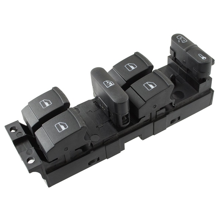 Elektromos kapcsoló ablak- és ajtózárakhoz, MODECAR, 10 tűs, kompatibilis VW Bora 98-05, Golf IV 97-06, Jetta 98-05, Passat B5 96-05, Seat Leon I 96-06, Toledo II 99-06 , Skoda Octavia I 96-10