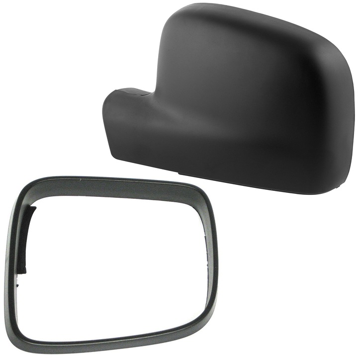 Set 2 Carcase oglinda, M MODECAR, Pentru Volkswagen Caddy III, Negru