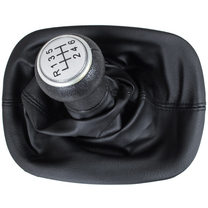 Modecar Sebességváltó gombok, Volkswagen Passat B5, 6 sebességes, fekete színű, matt króm