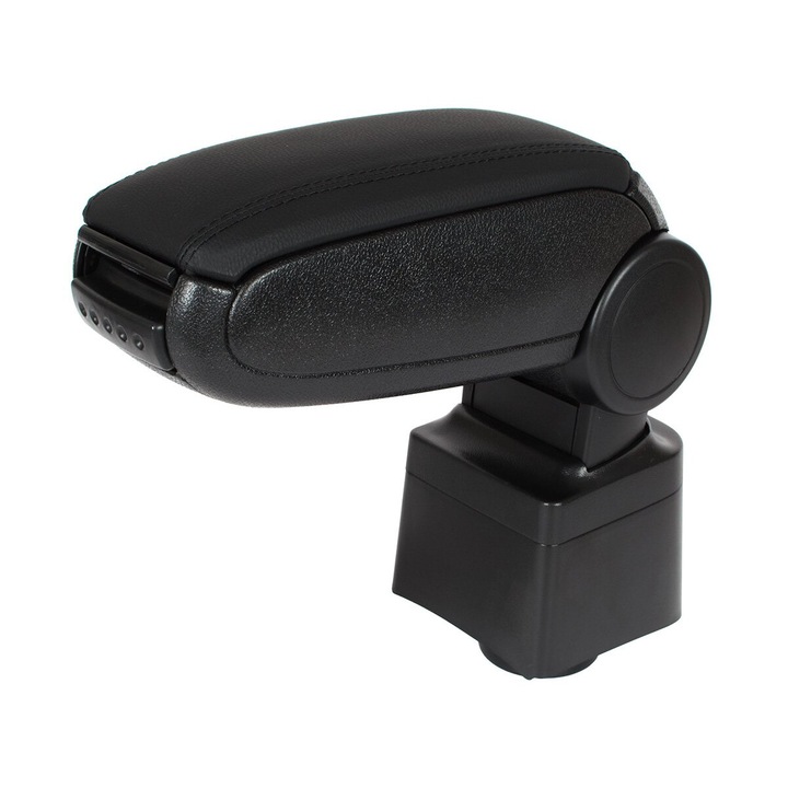 Cotiera MODECAR, VW Polo V 6R, negru, piele ecologica